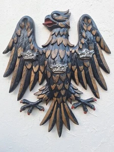 Vintage Bronze Barclays Bank Eagle Advertising Wall Plaque Sign 9kg+ FREE P&P - Picture 1 of 11