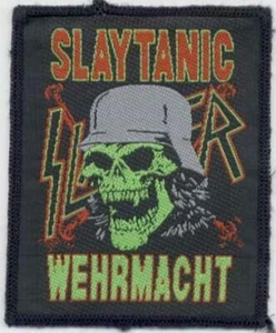 Slayer Slaytanic Wehrmacht Original Sew On Patch - Picture 1 of 1