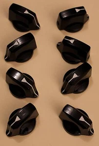 8 BOUTONS VINTAGE KNOBS A FLECHE - AXE STANDARD 6mm - Picture 1 of 1