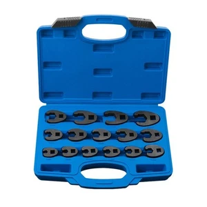 Metric Crow Foot Wrench For Machinery Maintenance Convenient Storage Case - Picture 1 of 12