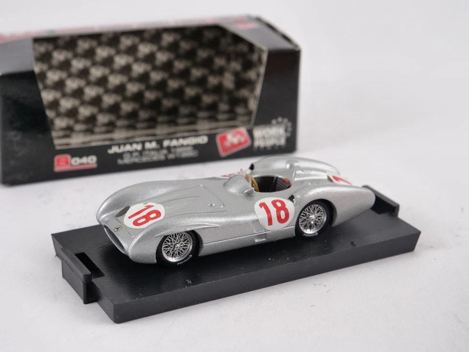 Brumm 1/43 Mercedes W196C GP Italia 1955 Juan M. Fangio S040 N°1279 #18 - Imagen 1 de 4
