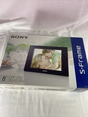 Sony S-Frame DPF-D80 8" 20cm Digital Photo Frame New - Image 1 of 4