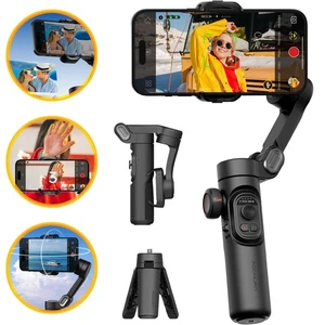Gimbal Stabilizer for iPhone Phone Gimbal Foldable Stabilizer AI Tracking - Picture 1 of 12