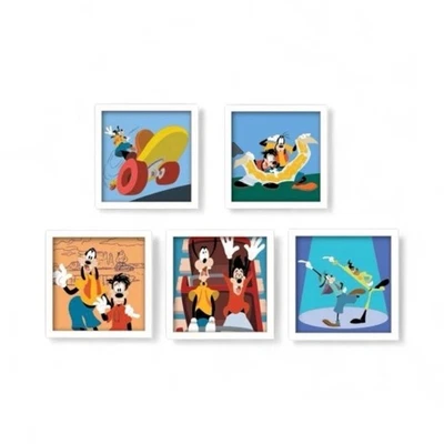 DSSH Goofy Película Goofy's Family Vacation LE 400 Juego Completo de 5 Pin 2025 CA Exclusivo Foto 1 de 3