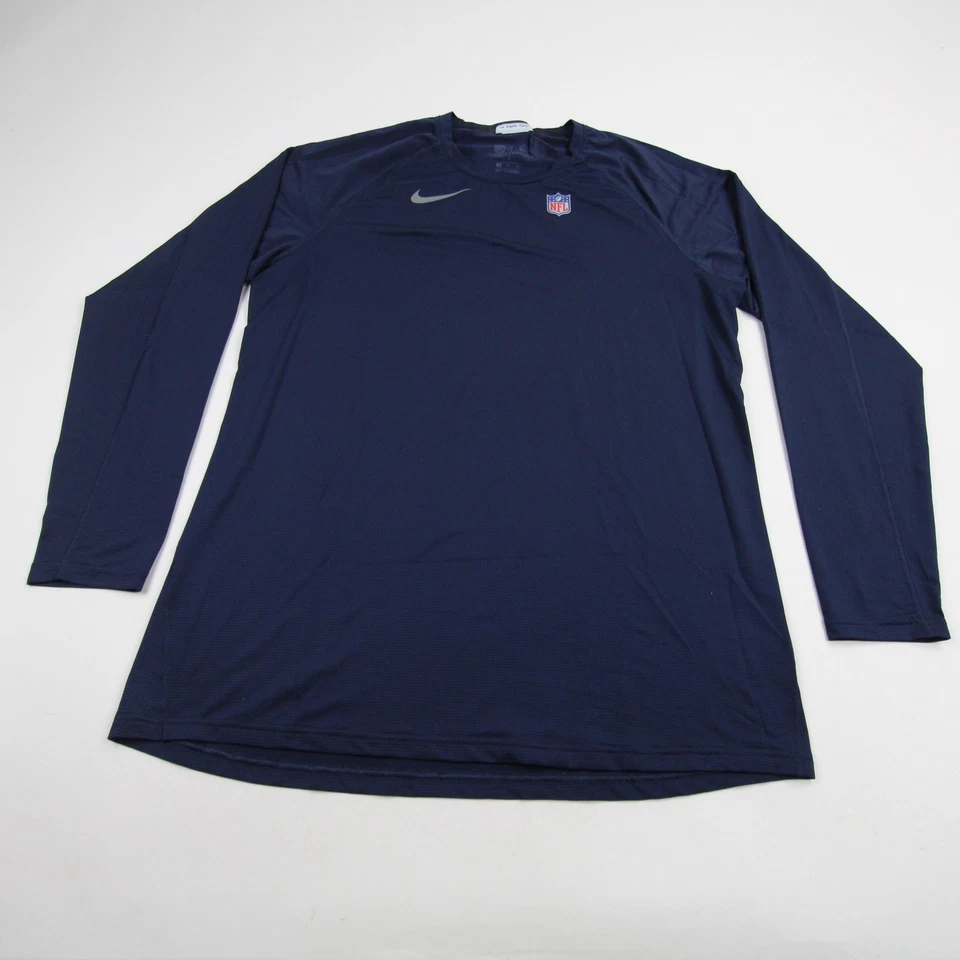 Nike NFL On Field Dri-Fit Long Sleeve Shirt Men's Navy Used - Image 1 of 1