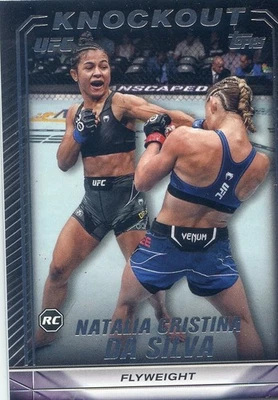 2024 Topps UFC Knockout #3 Natalia Cristina da Silva RC - Image 1 of 2