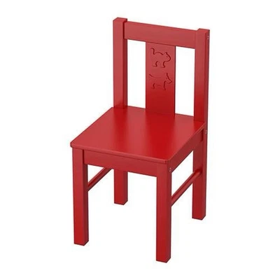 Ikea Kritter Children's Chair in Red 801.536.97 20948 - NEW - Image 1 of 3