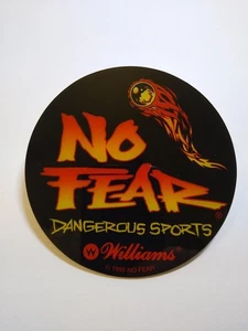No Fear Dangerous Sports Round Coaster Williams 1995 Collectible Pinball Game - Picture 1 of 1