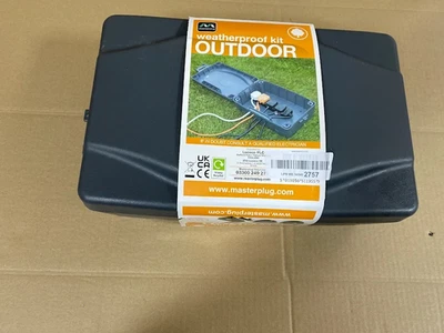 Masterplug WBXBFG10BMP Weatherproof Electric Box Outdoors Four Socket 10m New - Image 1 of 4