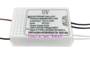 DC12V power supply UV lamp ballast PL15-180-10D12 4-10W tube ballast - Afbeelding 1 van 4