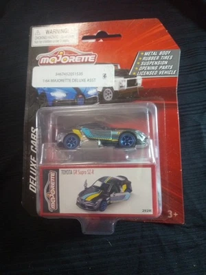 MAJORETTE COCHES DE LUJO TOYOTA GR SUPRA TALLA R NEGRO CON RAYAS DESDE 2023 SIN CAJA Foto 1 de 4