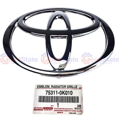 Genuine Toyota Hilux KUN35 KUN26 KUN25 KUN16 Front Grille Badge Emblem Ornament - image 1 of 2