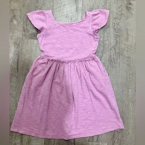 Cat & Jack Pink Smocked Ruffle Sundress Size S (6/6x) - Picture 1 of 2