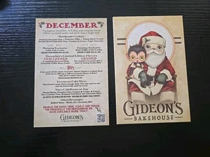 NEU Gideon's Bakehouse Dezember 2023 Speisekarte - Bild 1 von 1