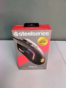 SteelSeries Rival 5 Optical Gaming Mouse - Matte Black Factory Sealed New! - Bild 1 von 5