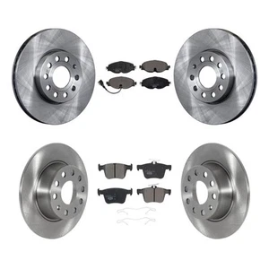 Quiet Ceramic Brake Rotors for Volkswagen Jetta Taos 2019-2023 oe7W Front Rear - Picture 1 of 18