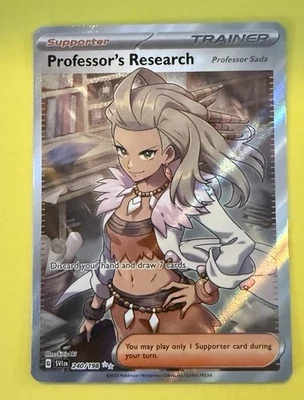 Pokemon ~ Professor's Research 240/198 ~ SV01: Scarlet & Violet ~ Ultra Rate - Image 1 of 2