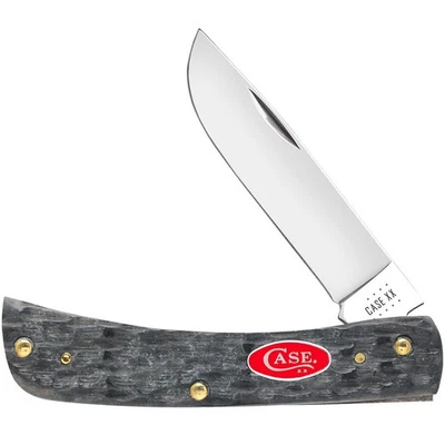 CAIXA XX FACAS SOD BUSTER JR - GABARITO PÊSSEGO OSSO CINZA - ESTOJO VERMELHO OVAL SHLD 6137 - Imagem 1 de 2