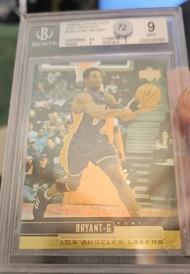 1999-00 Upper Deck Gold Reserve - Kobe Bryant #101 BGS 9 (72) - Image 1 of 3