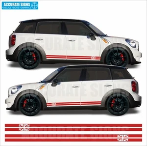 Adesivi per Mini Countryman Righe Laterali Decalcomanie Grafica Vinile R60 - Foto 1 di 4