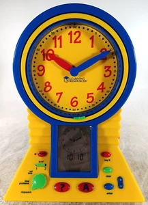 Learning Resources Clever Clock Learning Toy Questions Stopwatch Talks - Picture 1 of 5