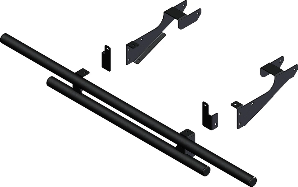 KFI Double Tube Rear Bumper Black Polaris Ranger 570 Crew 16-23 Full Size 101850 - Image 1 of 1