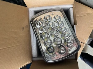 Partsam 2PCS Rectangle H6054 LED Headlights 5x7 7x6 Headlamp Hi/Low Sealed Beam - Picture 1 of 2