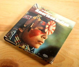 The World Of The American Indian Leather Fabric Bound Hardcover 1974 - Picture 1 of 10