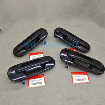 门把手 4x 右左前后外外外适用于 97-01 本田 CR-V — 第 1/4 张图片