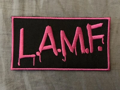 LAMF Embroidered Patch JOHNNY THUNDERS New York Dolls DUFF MCKAGAN GNR 4x2” ⚡️⚡️ - Image 1 of 4