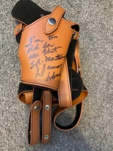 DANNY GLOVER SIGNED LETHAL WEAPON REPLICA GUN HOLSTER (1) ALSO QUOTE - Foto 1 di 4