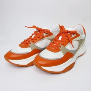 Original JIMMY CHOO Sneaker in gutem Zustand orange weiß Gr. 46 US13 (31cm) - Bild 1 von 9