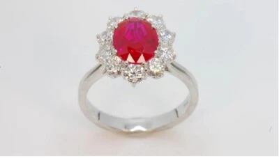 18K White Gold Custom Design 1.0 Carat Ladies Diamond Ring. Certified Appraisal - Image 1 of 4