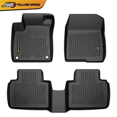 Floor Mats Fit For 2018-2022 Honda Accord Sedan Waterproof Protection Liners TPE - Image 1 of 4