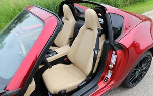 Mazda Miata / MX-5 ND 2015-2023 Synthetic Leather Sports Seat Covers In Full Oak - Picture 1 of 2