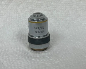 Cambridge Instruments 10/0.25 160/0.17 Microscope Objective Lens - Picture 1 of 4