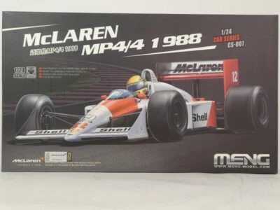 Meng Model Kit F1 Mclaren Honda MP4/4 Senna World Champion 1988 1/24 CS-007 - Immagine 1 di 2