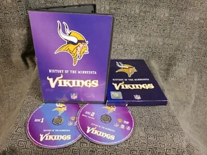 History of the Minnesota Vikings 2-DVD OOP 2010 50th Anniversary NFL Football - Imagen 1 de 4