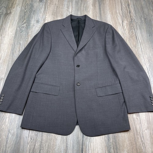 Giacca cappotto sportivo blazer Burberry London lana 2 bottoni colore grigio Mygrove 42 US