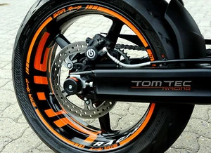 Sticker rim sticker Supermoto rims KTM Superduke 950 990 SMR SM RC8 SDR - Picture 1 of 8