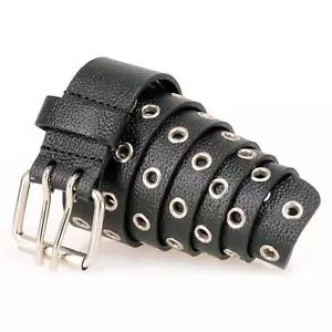Cinturón con hebilla de níquel con detalles de ojal de cuero genuino para hombre Milwaukee 7119 - Imagen 1 de 12