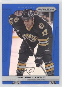 2013-14 Panini Prizm Wal-Mart Blue Prizm Milan Lucic #6