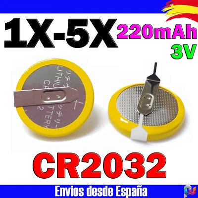 CR2032 CR 2032 3V Bateria Interna Nintendo N 64 Sega Megadrive NES Para Soldar