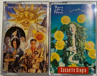 TEARS FOR FEARS - THE SEEDS OF LOVE (UK CASSETTE ALBUM + UK CASSETTE SINGLE) - Image 1 of 4