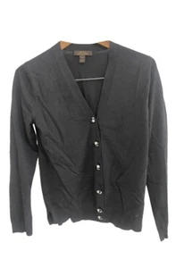 LOUIS VUITTON X YAYOI KUSAMA BLACK WOOL CARDIGAN Small - Picture 1 of 8