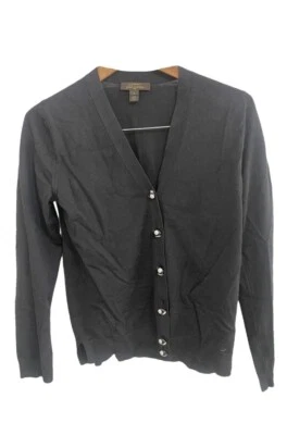 LOUIS VUITTON X YAYOI KUSAMA BLACK WOOL CARDIGAN Small - Изображение 1 из 4