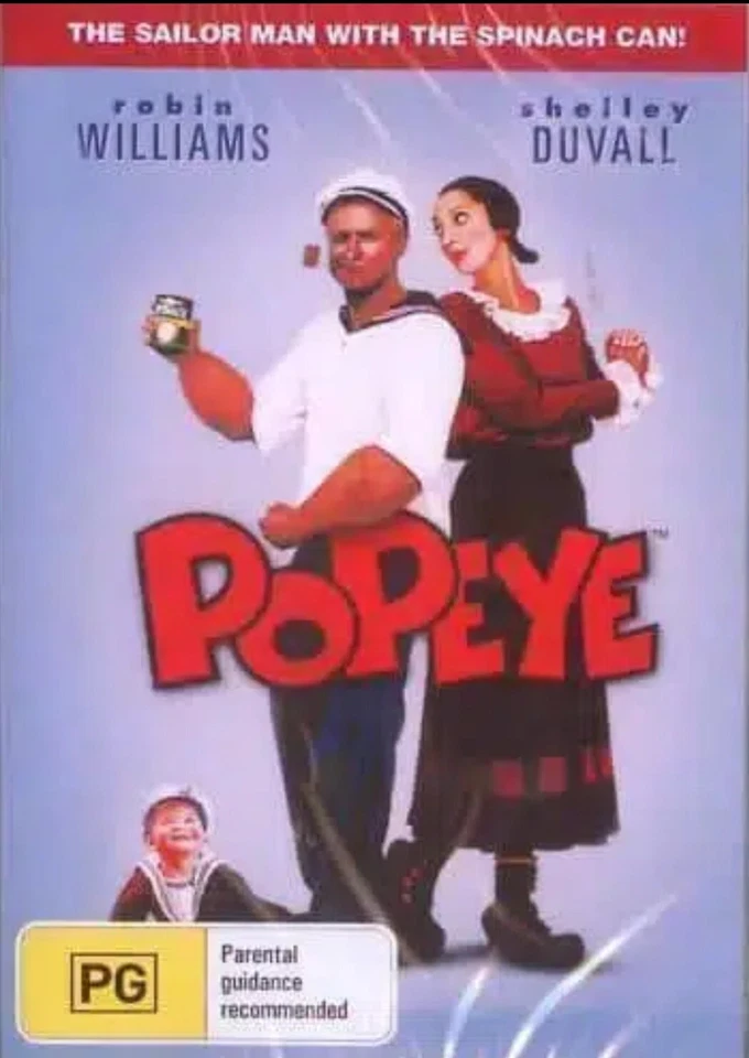 Popeye (DVD) Brand New & Sealed - Region 4 - Image 1 of 1