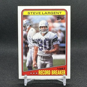 1988 Topps Football - Steve Largent #3 Record Breaker Seattle Seahawks - Picture 1 of 2