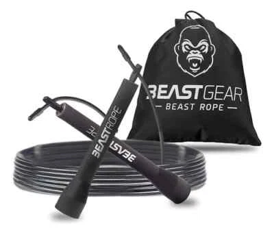 Beast Gear Springseil / Sprungseil / Fitnessseil / Sport / Boxen / Crossfit  NEU - Bild 1 von 3