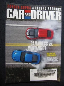 Car and Driver Magazine July 2019 Camaro SS vs. Mustang GT - Picture 1 of 2